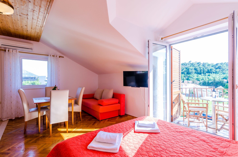 Bedroom 2, Apartments Mali Paradiso, Župa Dubrovačka