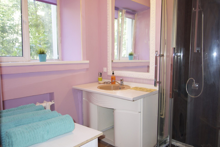 Bathroom 2, LUXKV Apartment on 1st Basmanniy, Central