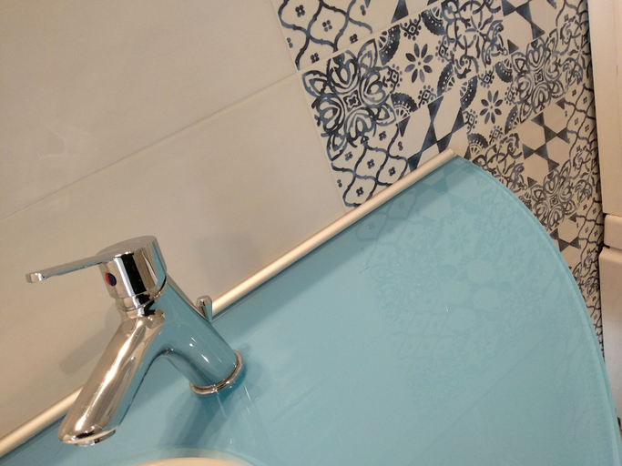 Bathroom sink, Residence Blu, Udine