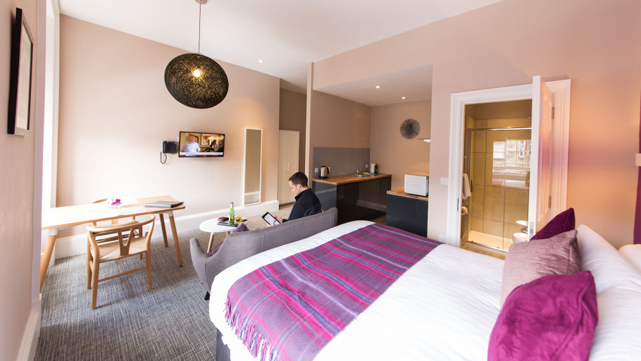 Bedroom 2, The Spires Serviced Apartments Edinburgh, Edinburgh