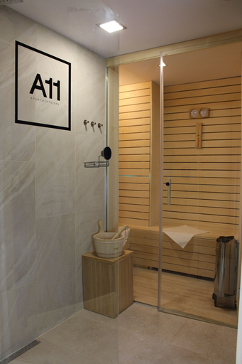 Bathroom 5, A11 Apartments & SPA Dermique, Kraków City