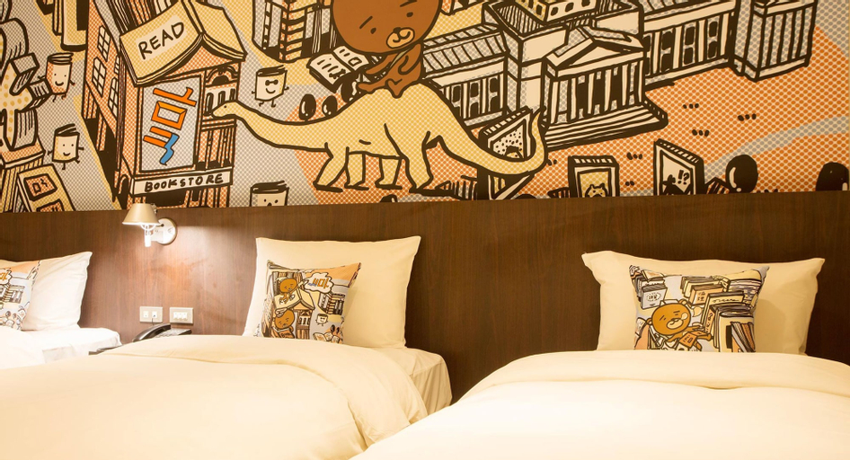 Bedroom 3, Just Live Inn Taipei Station, Taipei City