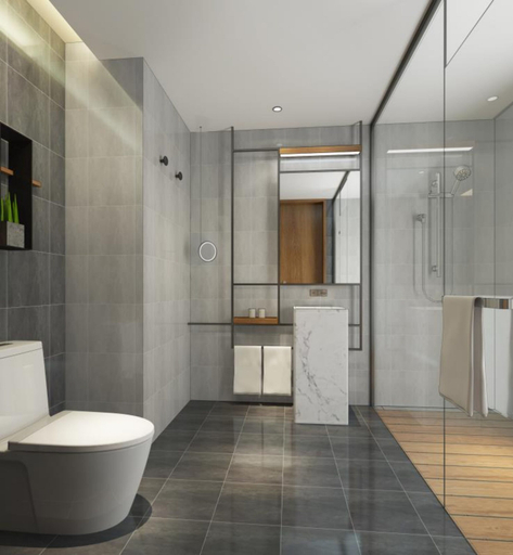 Bathroom 3, Q-Box Hotel Shanghai Nanqiao, Shanghai