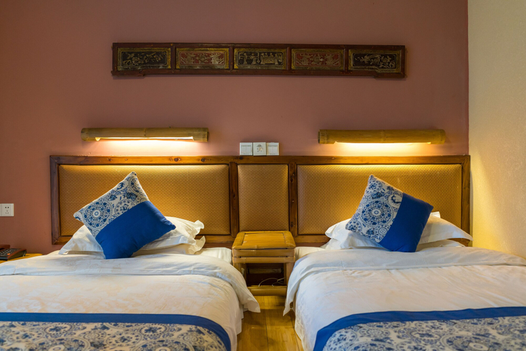 Bedroom 3, Yangshuo Mountain Nest Boutique Hotel, Guilin