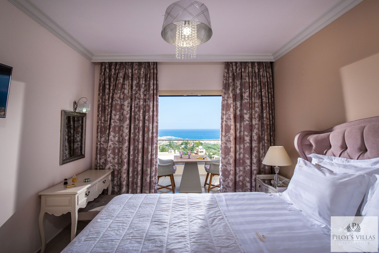Bedroom 3, Pilot's Villas Luxury Suites, Crete