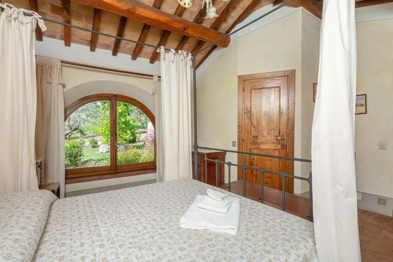 Bedroom 3, Villa Casale Silvia Large Private Pool A C Wifi - 2931, Terni