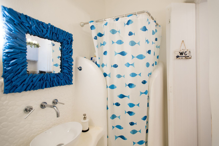 Bathroom 2, Elegant villa with ocean views & 2 pools, South Aegean