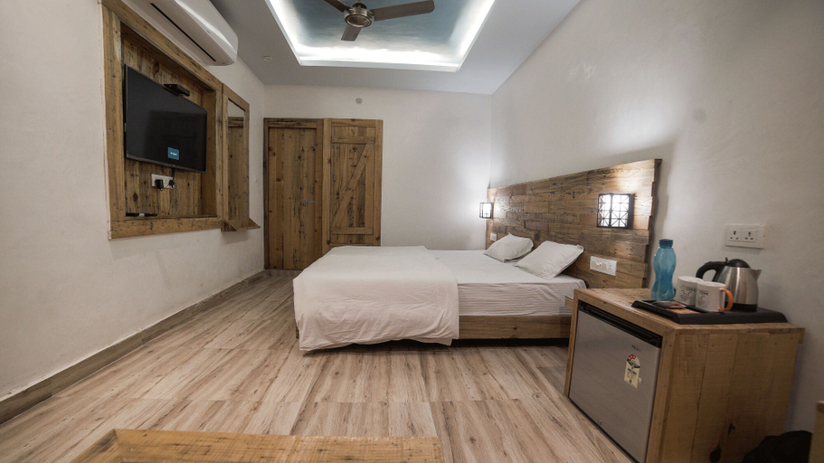 Bedroom 4, Hill Top Swiss Cottage, Garhwal