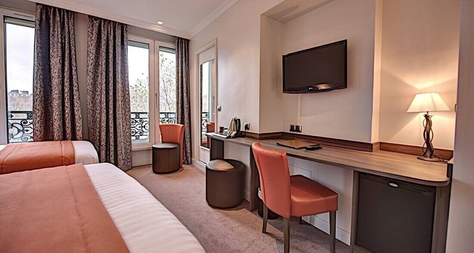 Bedroom 3, Hôtel du Midi Paris Montparnasse, Paris