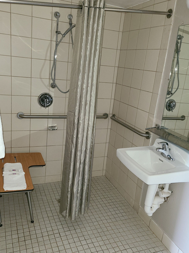 Bathroom 4, Motel 6 Laurel, DC - Washington Northeast, Anne Arundel