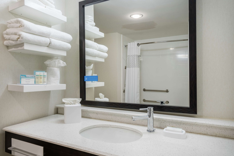 Bathroom 4, Hampton Inn Oxford, Oxford