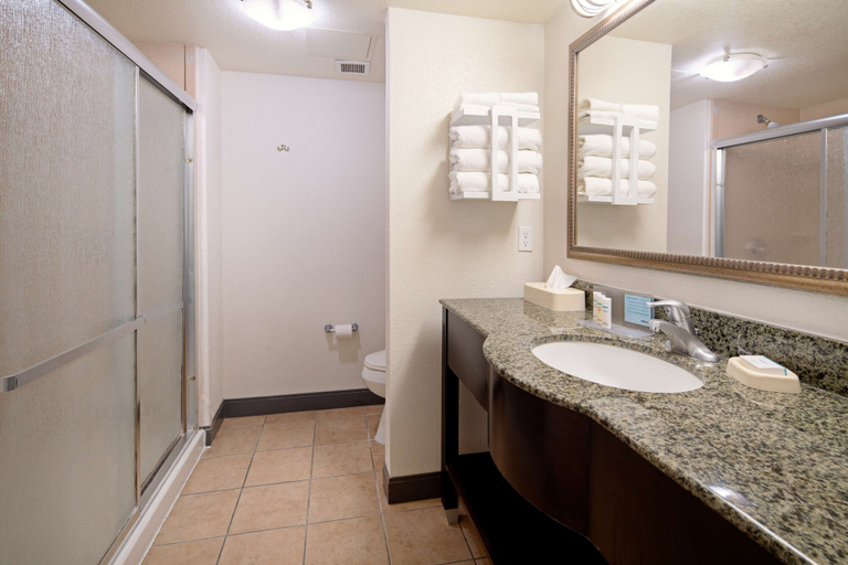 Bathroom 4, Hampton Inn & Suites Bakersfield/Hwy 58, CA, Kern