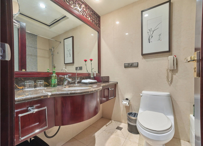 Bathroom, Hangzhou Tianyuan Tower Hotel, Hangzhou