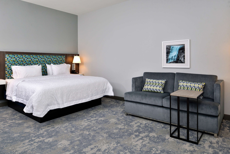 Bedroom 3, Hampton Inn Cedar Falls Downtown, Black Hawk