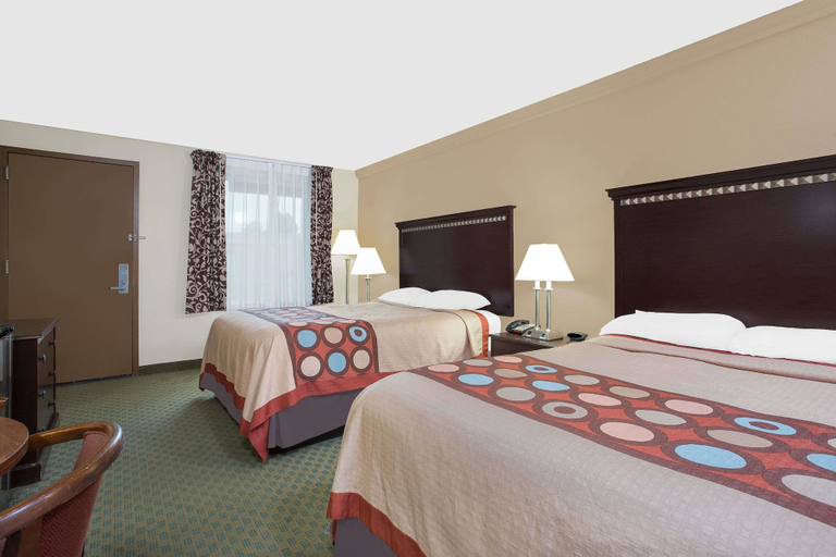 Bedroom 3, Super 8 by Wyndham Danville, Montour