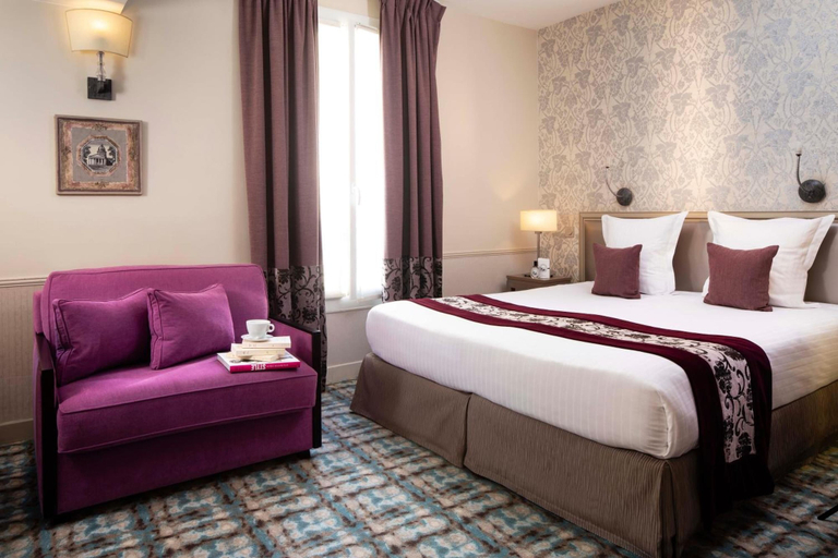 Bedroom 2, Hotel Monceau Wagram, Paris
