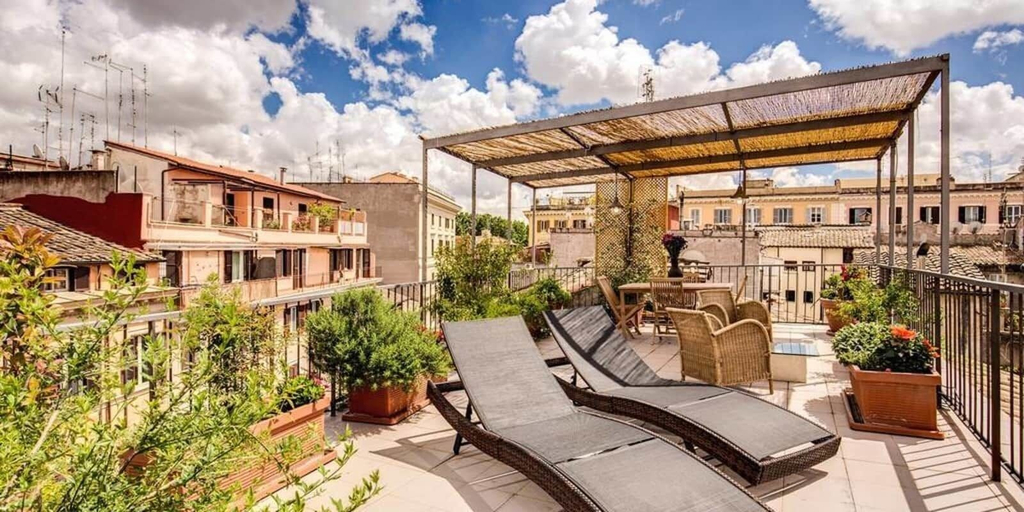 Terrace/patio 5, Trastevere Attic with private terrace, Rome