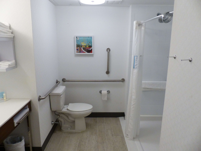Bathroom 4, Hampton Inn Paramus, Bergen