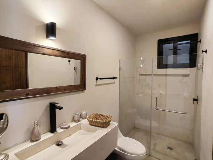 Bathroom 3, ITZÁ ALDEA ZAMÁ - BOHO CHIC con Alberca, Cozumel