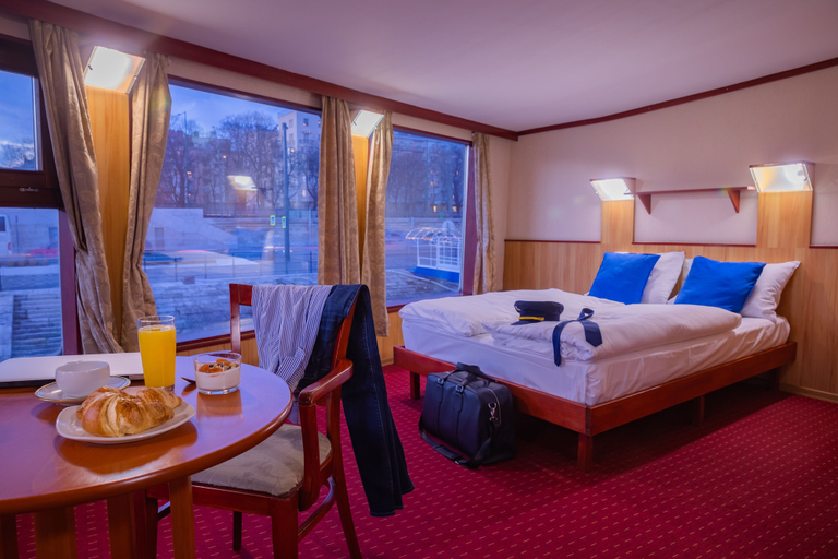 Bedroom 4, Fortuna Boat Hotel Budapest, Budapesti