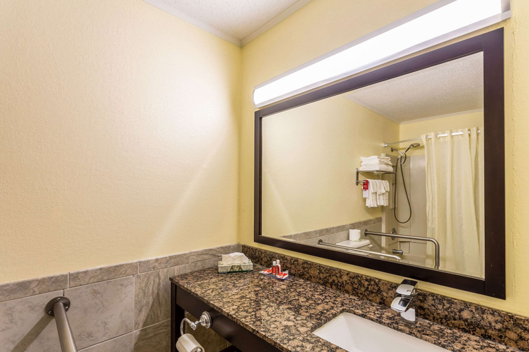 Bathroom 5, Econo Lodge Morgantown, Monongalia