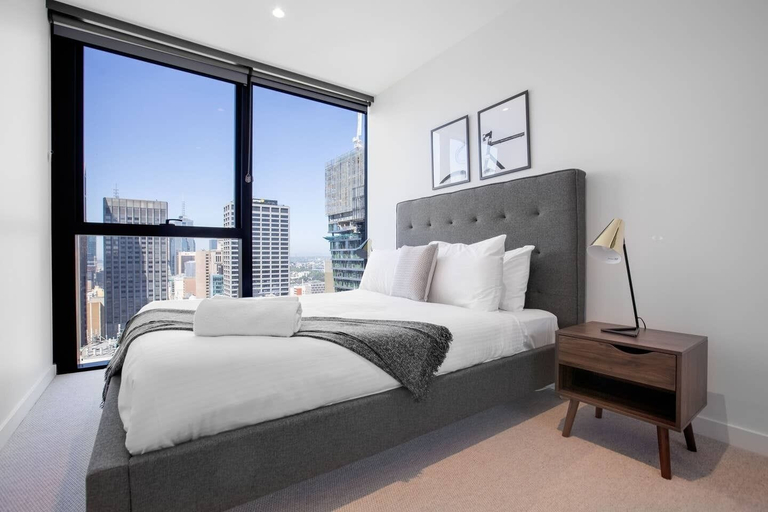 Bedroom 2, Warm Nest Central Location@collins, Melbourne