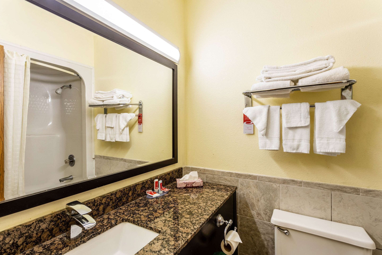 Bathroom 5, Econo Lodge Morgantown, Monongalia