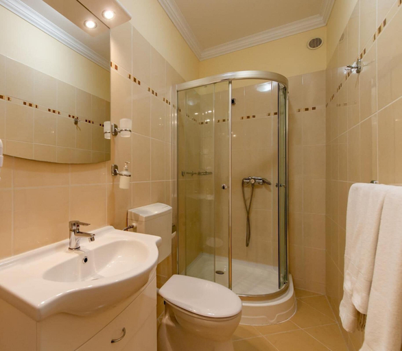 Bathroom 4, Aqua Blue Hotel, Hajdúszoboszló