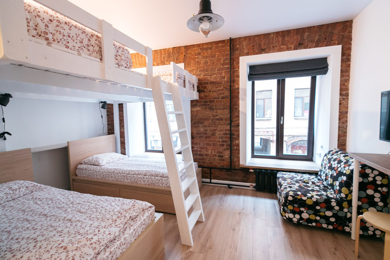 Bedroom 1, Big Land Hostel, Sankt-Peterburg gorsovet