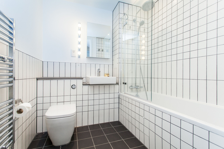 Bathroom 3, Clover Court by Aeria Apartments, London