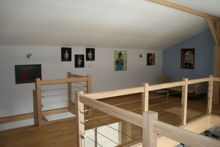 Bedroom 3, Chambres d'hôtes Les Galaines, Charente