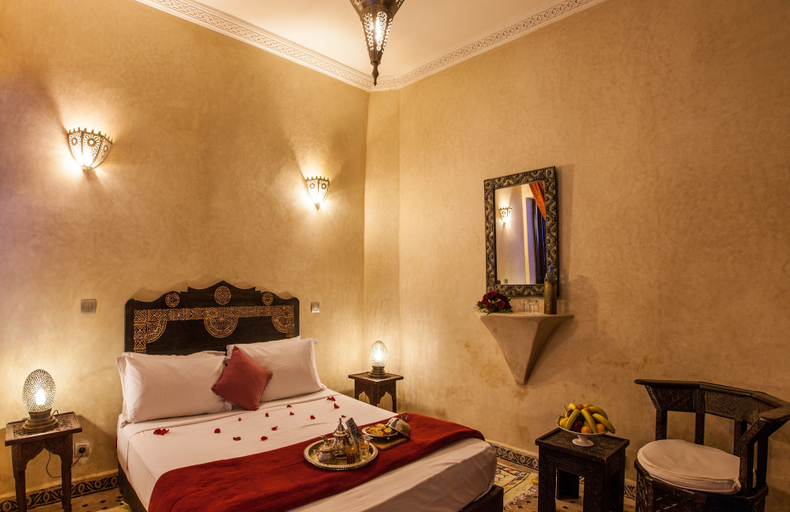 Bedroom 1, Riad Shemsi, Marrakech