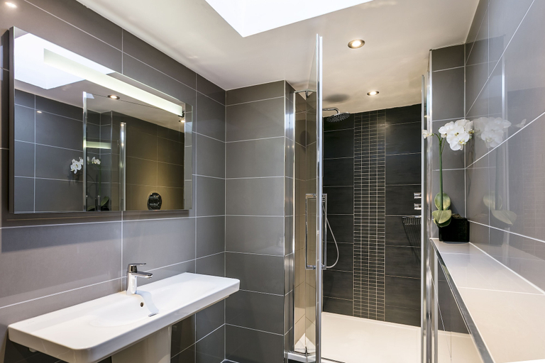 Bathroom 3, The Lodge Rooms @ Carus Green, Cumbria