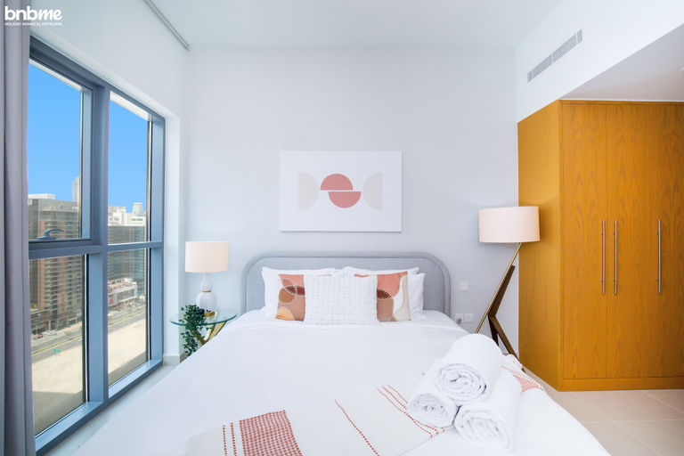 Bedroom 4, 1B-Bellevue Tower 2-1902 by bnbme homes, Dubai