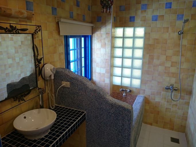 Bathroom 4, Greece Style Hotel, Pingtung