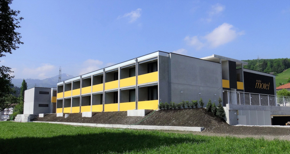 Front of property 2, wohnMOTEL, Rheintal