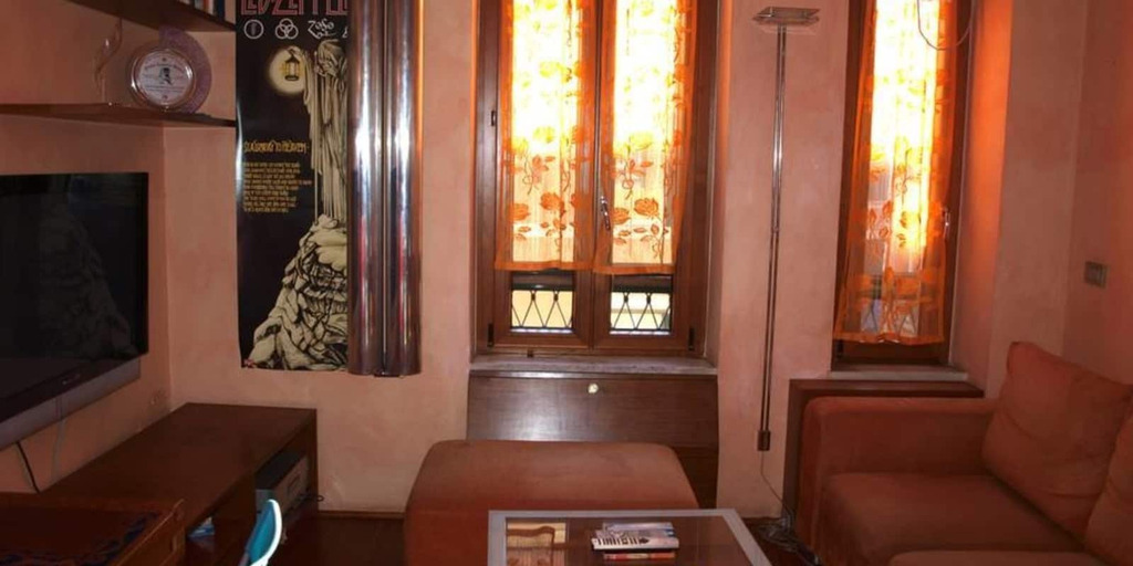 Living area 2, Testaccio 2 bedroom design, Rome