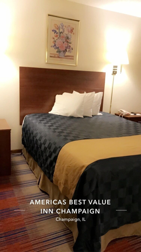 Bedroom 3, Americas Best Value Inn Champaign, Champaign