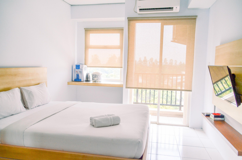 Bedroom 1, Best Deal Studio Apartment at Ayodhya Residence Tangerang By Travelio, Tangerang