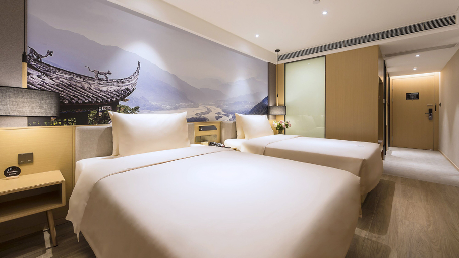 Bedroom 3, Atour Hotel Jiuyan Bridge NetEase Strict Selection Chengdu, Chengdu