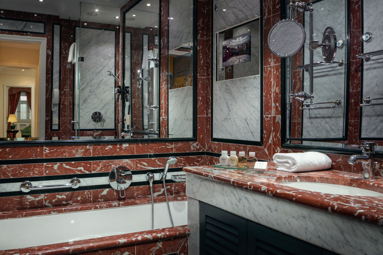 Bathroom 4, Art Nouveau Palace Hotel, Praha 1