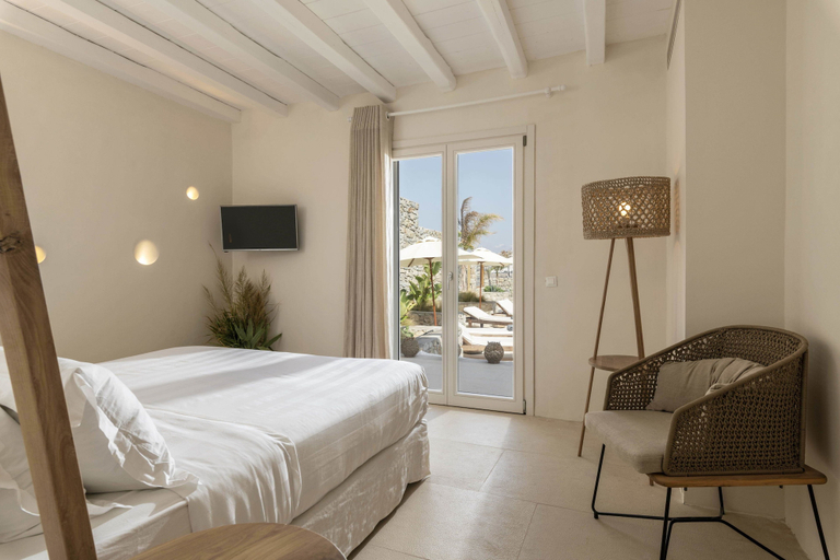 Bedroom 3, Villa Veneta at Ornos Sea View, South Aegean