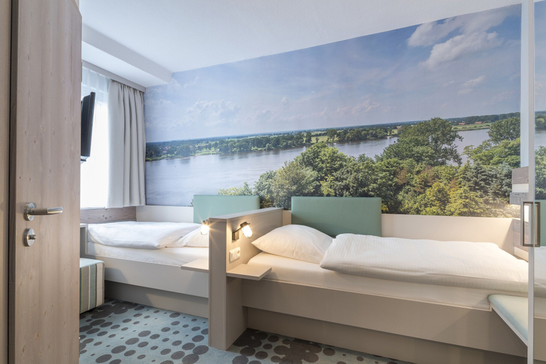 Bedroom 2, Hotel Bellevue, Herzogtum Lauenburg