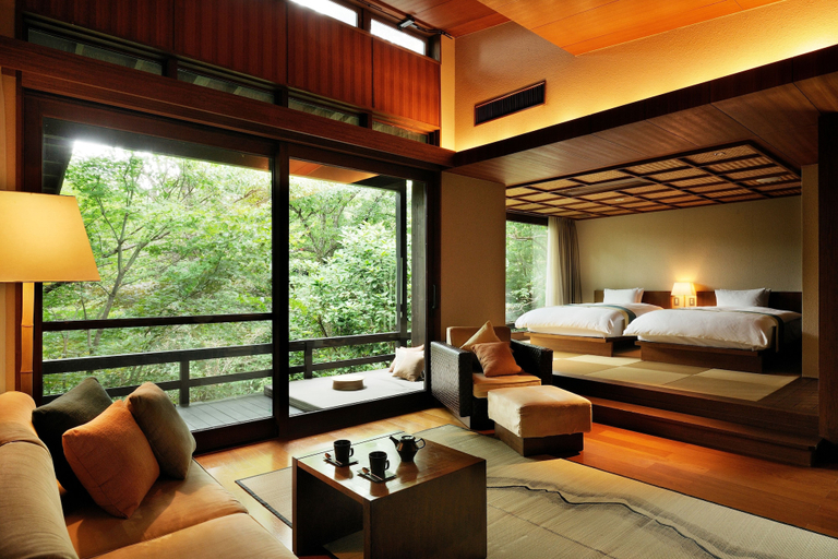 Bedroom 3, Hoshino Resorts KAI Aso, Kokonoe
