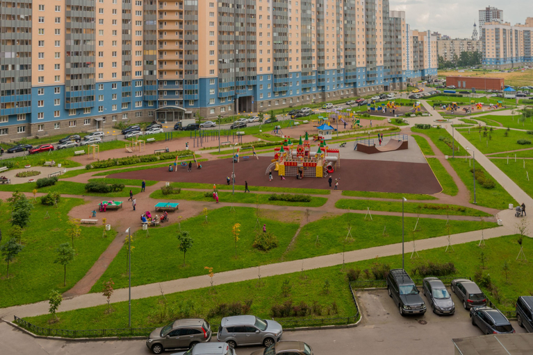 Exterior & Views 2, FlatHome24 on Kollontay 5, Sankt-Peterburg gorsovet