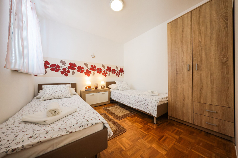 Bedroom 3, Luton Apartments, Zadar - Kozino, Heated Pool & Hot Tub, Zadar