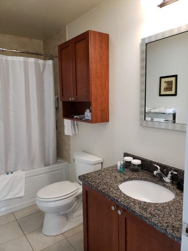 Bathroom 4, Crescent Suites Hotel, Middlesex