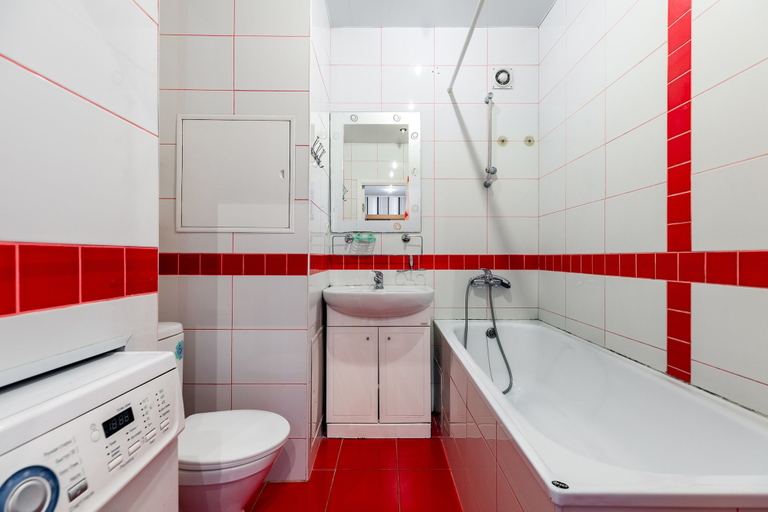 Bathroom 4, Apartment in Krasnogorsk, Krasnogorskiy rayon