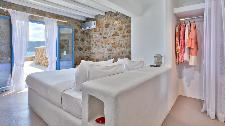 Bedroom 4, Mykonos Panormos Villas & Suites, South Aegean