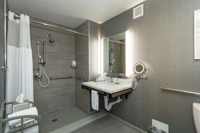 Bathroom 5, Doubletree by Hilton Harrisonburg, Harrisonburg
